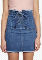 Corset Denim Skirt (Bardot), Zo goed als nieuw, Boven de knie, Verzenden, Blauw