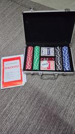 Pokerspel in handig koffertje, Hobby en Vrije tijd, Ophalen, Nieuw
