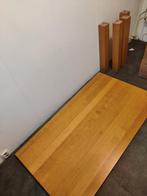 Eikenhouten eettafel inclusief 6 stoelen, Ophalen, Gebruikt, Eikenhout, 50 tot 100 cm