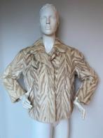 Bontjas Frits van der Ven designer, Maat 38/40 (M), Frits van der ven, Ophalen of Verzenden, Grijs