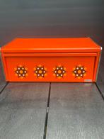 Vintage Brabantia Broodtrommel - Oranje, Ophalen, Gebruikt