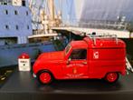 Model auto Renault 4 Fourgonnette 1965 pompiers 1:43, Overige merken, Zo goed als nieuw, Auto, Verzenden