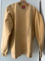 Supreme Overdyed Sweatshirt | Gold/Yellow | Large, Maat 52/54 (L), Geel, Ophalen of Verzenden, Gedragen