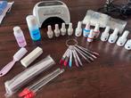 Gelish gellak set met lamp en kleurtjes, Ophalen of Verzenden, Gebruikt, Overige kleuren, Handen en Nagels