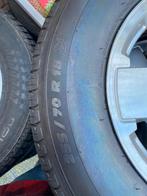 255/70 r18 velgen met banden jeep wrangler jk, Auto-onderdelen, Banden en Velgen, Band(en), Gebruikt, Terreinwagen, 255 mm