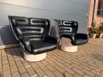 2x 1e editie Comfort Joe Colombo Elda chairs in Topstaat!!, Huis en Inrichting, Fauteuils, Ophalen of Verzenden, 75 tot 100 cm