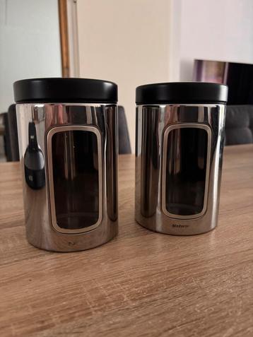 Brabantia Voorraadpotten - Set van 2 beschikbaar voor biedingen
