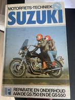 werkplaatshandboek SUZUKI GS550 GS750; 16,25 euro, Motoren, Ophalen of Verzenden, Suzuki