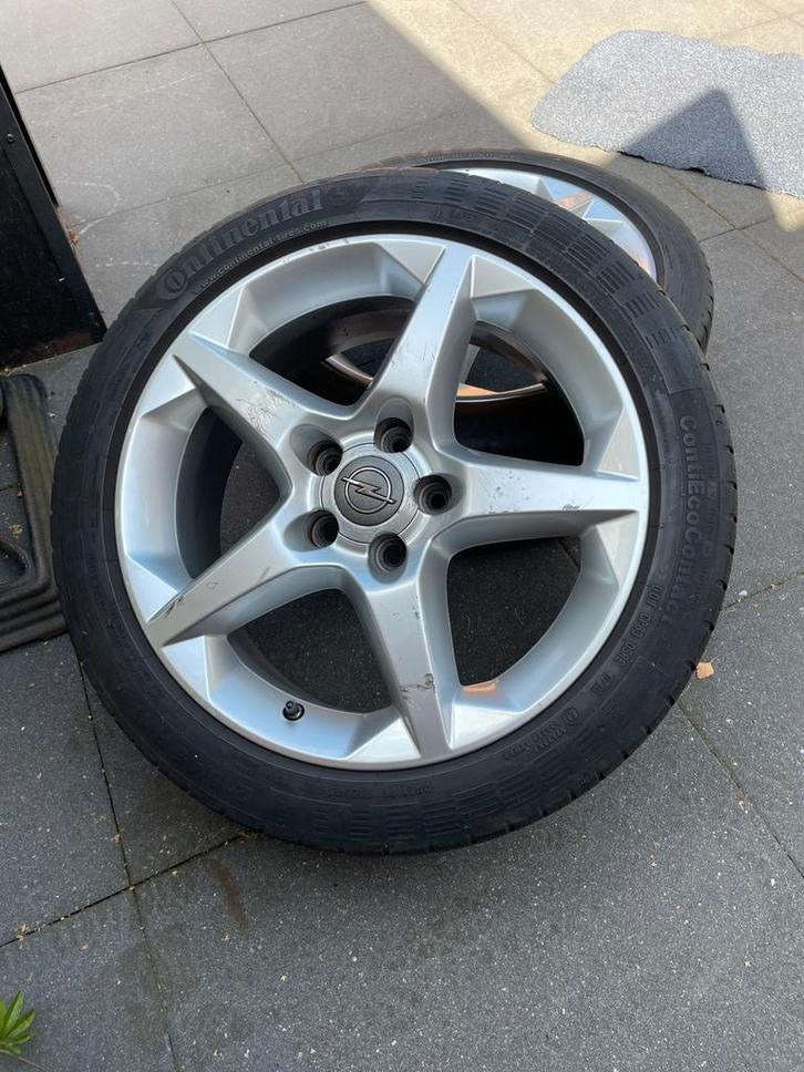 Opel velgen, Auto-onderdelen, Banden en Velgen, Velg(en), Zomerbanden, 17 inch, 215 mm, Gebruikt, Ophalen