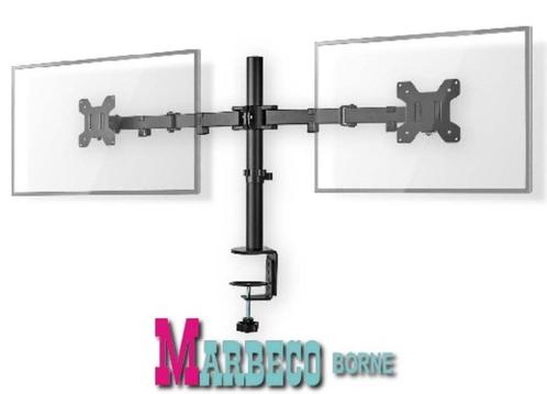 Monitorbeugel, TV Beugel, Dubbele Monitor-Arm, Draai- Kantel, Audio, Tv en Foto, Televisiebeugels, Nieuw, Ophalen of Verzenden