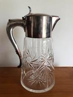 Oude kalte ente, schenkkan. Kristal., Ophalen of Verzenden