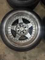 WORK Meister CR01 15 INCH 4X100, Auto-onderdelen, Banden en Velgen, Gebruikt, 15 inch, Velg(en), Ophalen of Verzenden