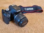 Canon EOS 500D -camera met 18-55mm IS zoomlens incl. tassen, Audio, Tv en Foto, Fotocamera's Digitaal, Gebruikt, Spiegelreflex