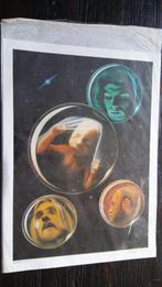 Genesis Phil Collins Borin van Loon vintage litho print, Verzamelen, Ophalen of Verzenden, Gebruikt, Poster, Artwork of Schilderij