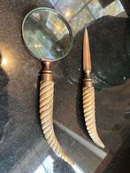 Luxe Bureau Set: Briefopener & Vergrootglas, Antiek en Kunst, Ophalen of Verzenden