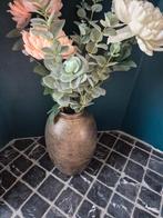 Gouden vaas, Huis en Inrichting, Woonaccessoires | Vazen, Ophalen, Overige kleuren, Minder dan 50 cm, Glas