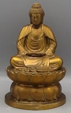 Amida Kamakura Boeddha Brons beeld, Huis en Inrichting, Woonaccessoires | Boeddhabeelden, N.v.t., Ophalen of Verzenden, Zo goed als nieuw