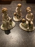 3 Lamagna Porseleinen Beeldjes, Antiek en Kunst, Antiek | Porselein, Ophalen of Verzenden