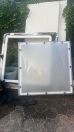 Lichtkoepel inclusief dak opstand 120 x 120, Ophalen, Gebruikt, 80 tot 120 cm, Dakraam