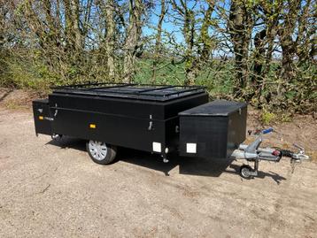 Zeer ruime bagagewagen met deksel 1850 liter laadruimte met  beschikbaar voor biedingen