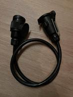 Verloopstekker 13 naar 7 polig, Ophalen of Verzenden, Gebruikt