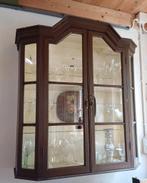 Antieke vitrine/hangkast groot., Ophalen of Verzenden