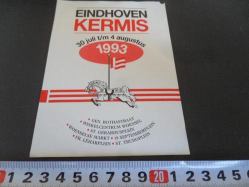 sticker ehv eindhoven kermis 1993 strip paard draaimolen, Verzamelen, Stickers, Zo goed als nieuw, Bedrijf of Vereniging, Ophalen