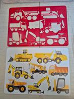 Bouwplaats Werkvoertuigen sjabloon, Ophalen, Zo goed als nieuw