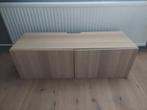 Ikea besta kast met deuren, eikeneffect 120x42x38 cm, Huis en Inrichting, Ophalen, Zo goed als nieuw, 25 tot 50 cm, Minder dan 100 cm