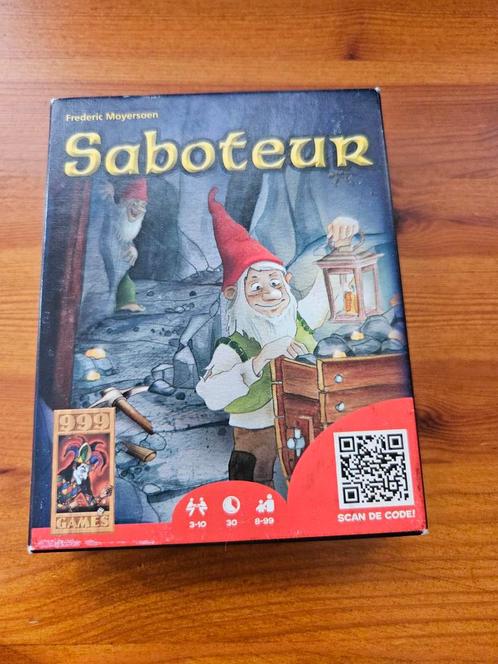Saboteur Basisspel, Hobby en Vrije tijd, Gezelschapsspellen | Kaartspellen, Ophalen of Verzenden