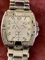 Dameshorloge Guess met strass, Sieraden, Tassen en Uiterlijk, Horloges | Dames, Staal, Gebruikt, Staal, Guess