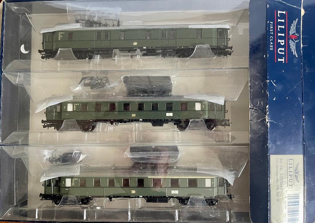 Liliput L350061: Eilzugwagen-Set van de DB, Gelijkstroom, Ophalen of Verzenden, Liliput, Nieuw