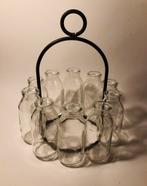 Decoratie vaasjes in metalen houder, Ophalen of Verzenden, Overige kleuren, Overige materialen, Minder dan 50 cm