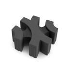 Marlux virage zwart/antraciet 10 tegels, Nieuw, Minder dan 5 m², Overige typen, Beton
