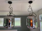 Hanglamp - Plafondlamp eettafel, Huis en Inrichting, Lampen | Hanglampen, Ophalen, Zo goed als nieuw, Glas, Modern
