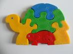 Puzzel schildpad vinyl jaren 60, Ophalen of Verzenden, Gebruikt, Puzzelen