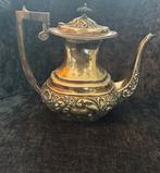 Verzilverde theepot uit Sheffield, Antiek en Kunst, Antiek | Goud en Zilver, Ophalen of Verzenden, Zilver