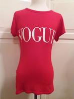 T-Shirt Rood Wit S Opschrift Vogue Nieuw ( Jool ), Kleding | Dames, T-shirts, Nieuw, Maat 36 (S), Korte mouw, Verzenden