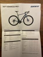 Giant Defy Advanced Pro 1 Racefiets - Topconditie!, Ophalen, 28 inch, Carbon, Heren
