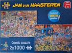 Jan van Haasteren puzzel, 2 x 1000 stukjes, Hobby en Vrije tijd, Denksport en Puzzels, Ophalen, 500 t/m 1500 stukjes, Zo goed als nieuw