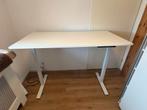 Ergonomische sta/zit bureau 160x80 wit, Huis en Inrichting, Bureaus, Ophalen, Gebruikt