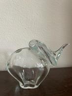 Chribska Glassworks zware glazen olifant, Antiek en Kunst, Antiek | Glas en Kristal, Ophalen of Verzenden