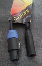 SPEAKON Adapter KABEL Jack F/Speakon, Muziek en Instrumenten, Kabels en Stekkers, Ophalen of Verzenden, Nieuw, Apparatuur