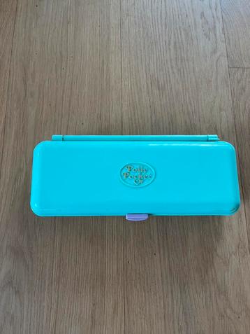 Polly pocket pencil case groen sluiting kapot 1990 beschikbaar voor biedingen