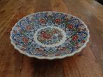 Delfts bont schaal 30 cm op pootjes, Antiek en Kunst, Ophalen