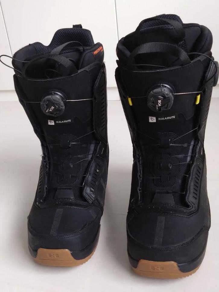 Salomon Malamute Dual Boa maat 10.5/ 43.5, Sport en Fitness, Snowboarden, Zo goed als nieuw, Schoenen, Ophalen