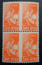 C427     ZUID  AFRIKA       Mi.163-4*    Blokje van 4 zegels, Postzegels en Munten, Ophalen of Verzenden, Zuid-Afrika, Postfris