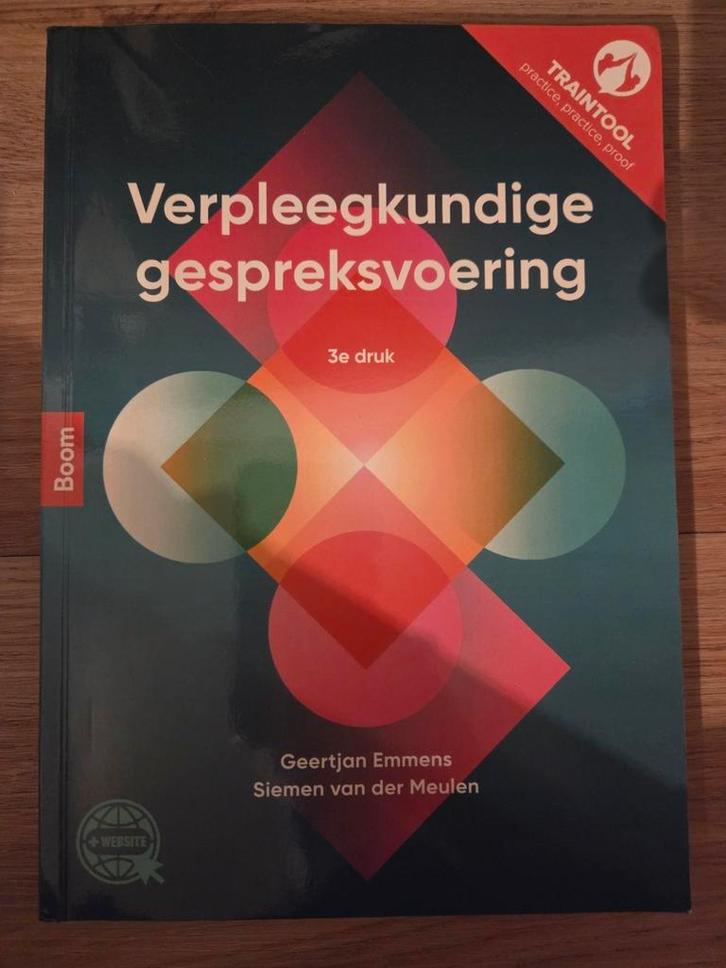 Verpleegkundige gespreksvoering, 3e druk, incl. TrainTool, Boeken, Schoolboeken, Zo goed als nieuw, Nederlands, Overige niveaus