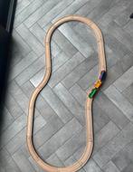Houten Trein Set met Rails, Kinderen en Baby's, Speelgoed | Houten speelgoed, Ophalen of Verzenden, Gebruikt