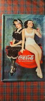 coca cola metalen reclame bord (:kr 25), Verzamelen, Merken en Reclamevoorwerpen, Ophalen of Verzenden, Nieuw, Reclamebord